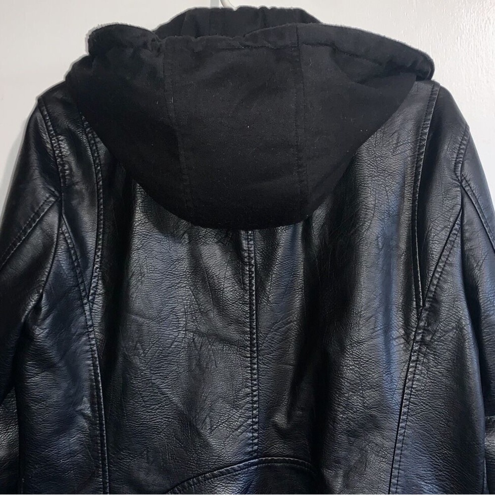 Levi Strauss Black Faux Leather Jacket - Picture 10 of 11